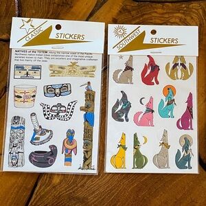 Vintage Collectible Stickers High Desert Enterprises Southwest Coyotes